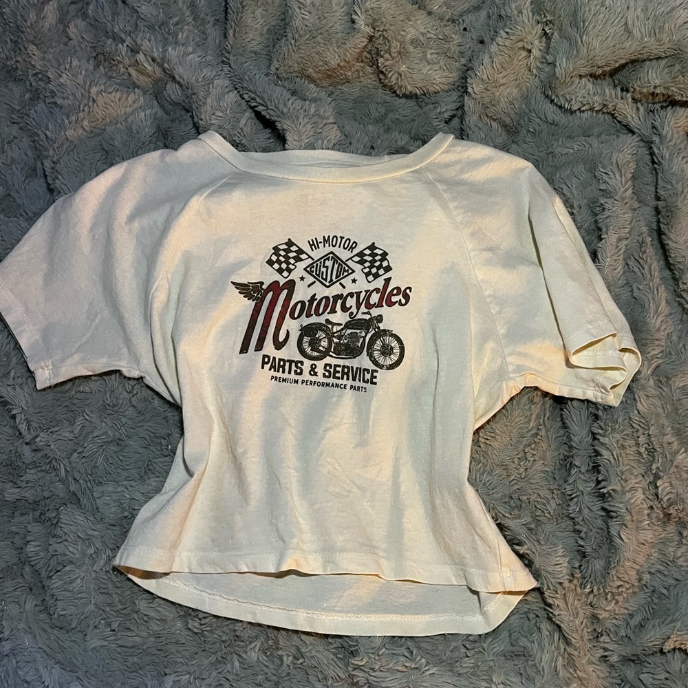 Women's Cream Graphic Tee